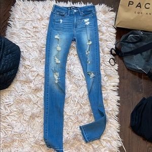 distressed Hollister jeans